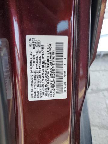 Photo 12 VIN: 5FNRL5H6XGB087437 - HONDA ODYSSEY EX 