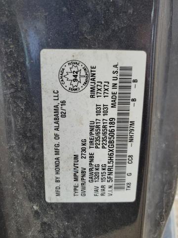 Photo 13 VIN: 5FNRL5H6XGB506189 - HONDA ODYSSEY EX 