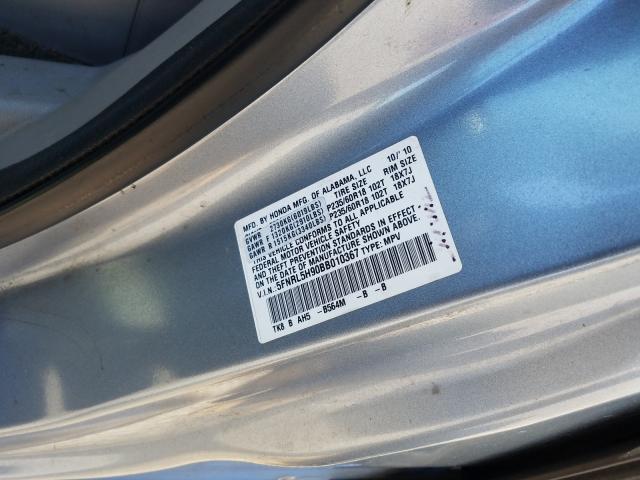 Photo 9 VIN: 5FNRL5H90BB010367 - HONDA ODYSSEY TO 