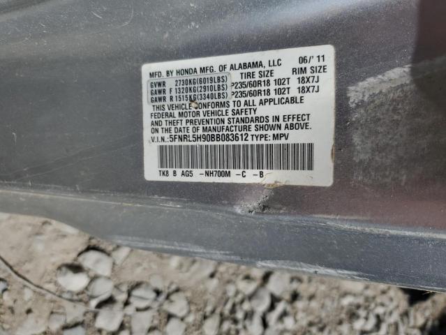 Photo 12 VIN: 5FNRL5H90BB083612 - HONDA ODYSSEY 