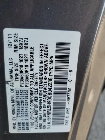 Photo 13 VIN: 5FNRL5H90CB042236 - HONDA ODYSSEY 