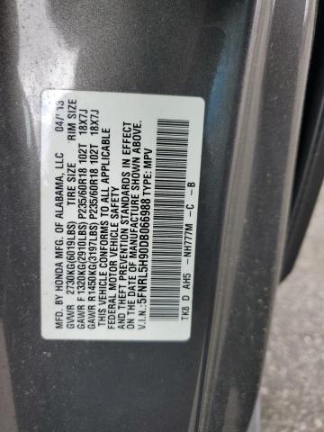 Photo 12 VIN: 5FNRL5H90DB066988 - HONDA ODYSSEY 