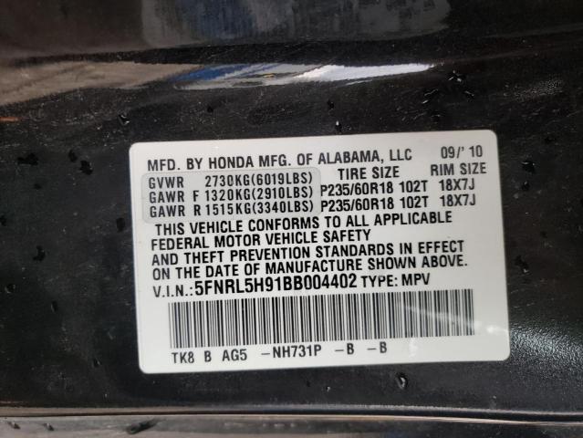 Photo 9 VIN: 5FNRL5H91BB004402 - HONDA ODYSSEY TO 