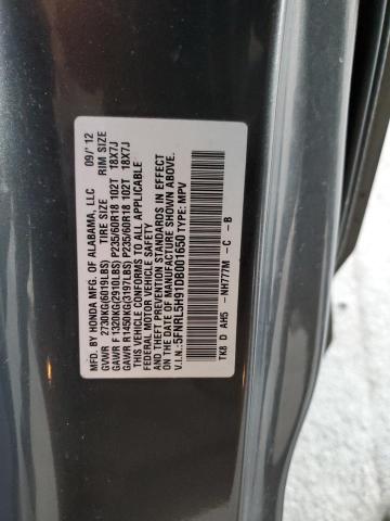 Photo 11 VIN: 5FNRL5H91DB001650 - HONDA ODYSSEY 