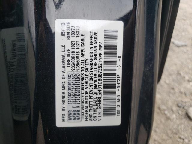 Photo 12 VIN: 5FNRL5H91DB087252 - HONDA ODYSSEY TO 