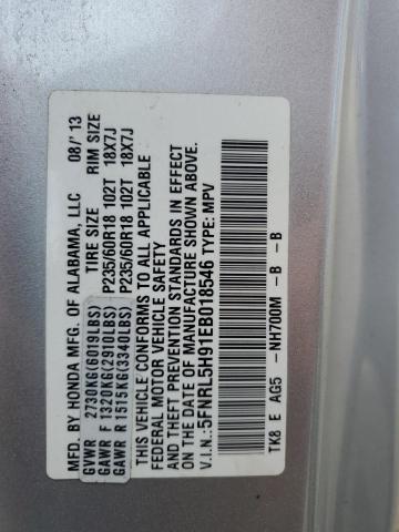 Photo 12 VIN: 5FNRL5H91EB018546 - HONDA ODYSSEY TO 