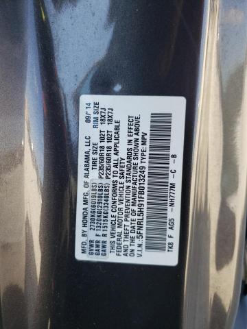 Photo 12 VIN: 5FNRL5H91FB013249 - HONDA ODYSSEY TO 