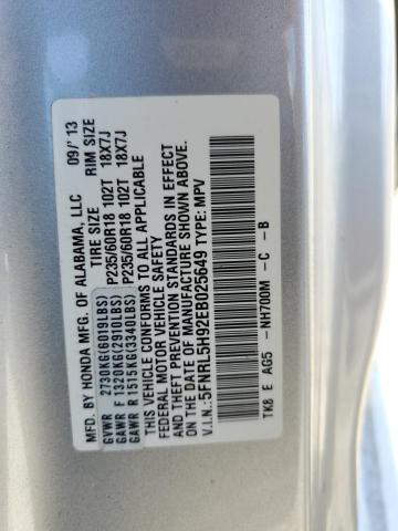 Photo 12 VIN: 5FNRL5H92EB025649 - HONDA ODYSSEY TO 