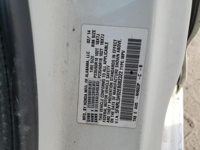 Photo 12 VIN: 5FNRL5H92EB082322 - HONDA ODYSSEY TO 