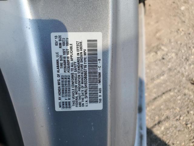 Photo 12 VIN: 5FNRL5H93DB060716 - HONDA ODYSSEY TO 