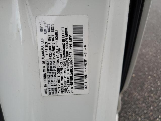 Photo 13 VIN: 5FNRL5H93EB021397 - HONDA ODYSSEY TO 