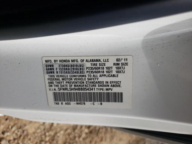 Photo 9 VIN: 5FNRL5H94BB054341 - HONDA ODYSSEY TO 