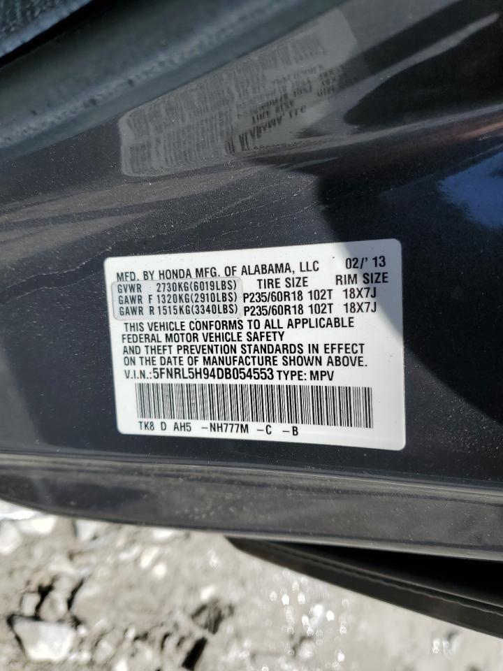 Photo 13 VIN: 5FNRL5H94DB054553 - HONDA ODYSSEY 