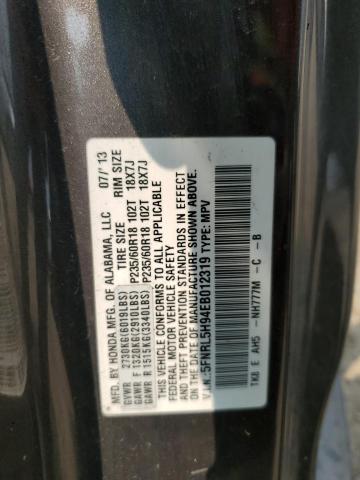 Photo 12 VIN: 5FNRL5H94EB012319 - HONDA ODYSSEY TO 