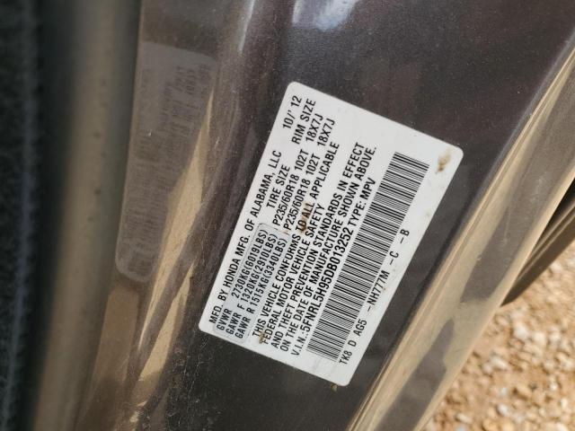 Photo 12 VIN: 5FNRL5H95DB013252 - HONDA ODYSSEY TO 