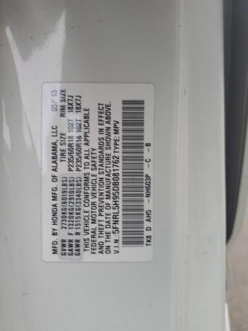 Photo 13 VIN: 5FNRL5H95DB081762 - HONDA ODYSSEY TO 