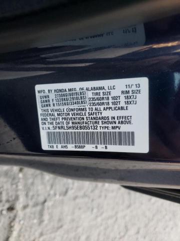 Photo 9 VIN: 5FNRL5H95EB055132 - HONDA ODYSSEY 