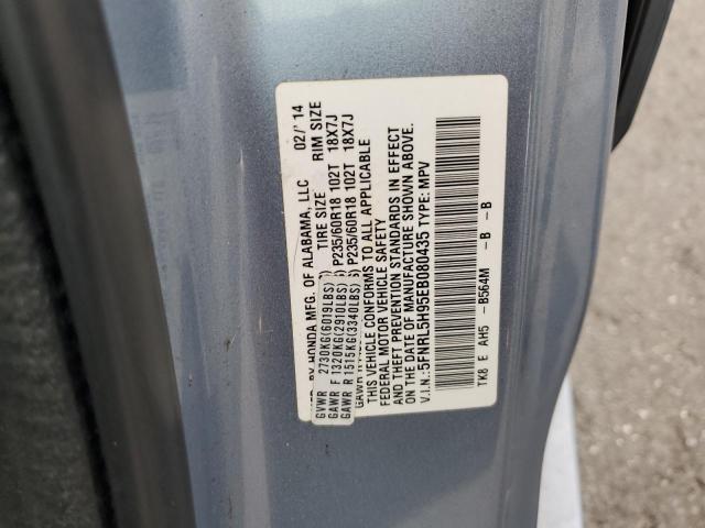 Photo 12 VIN: 5FNRL5H95EB080435 - HONDA ODYSSEY TO 