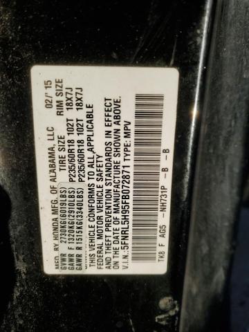 Photo 13 VIN: 5FNRL5H95FB072871 - HONDA ODYSSEY 