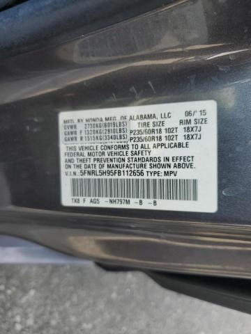 Photo 12 VIN: 5FNRL5H95FB112656 - HONDA ODYSSEY 