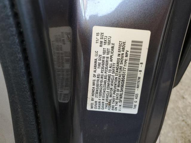 Photo 12 VIN: 5FNRL5H96GB045177 - HONDA ODYSSEY TO 