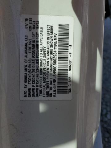 Photo 12 VIN: 5FNRL5H96GB062934 - HONDA ODYSSEY 