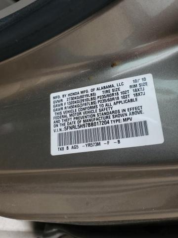 Photo 12 VIN: 5FNRL5H97BB017204 - HONDA ODYSSEY TO 