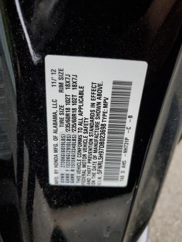 Photo 13 VIN: 5FNRL5H97DB023698 - HONDA ODYSSEY TO 