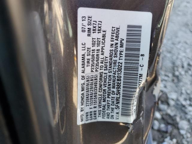 Photo 12 VIN: 5FNRL5H98EB013022 - HONDA ODYSSEY TO 