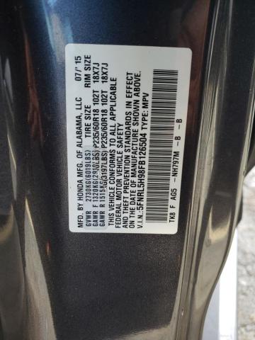 Photo 12 VIN: 5FNRL5H98FB126504 - HONDA ODYSSEY TO 