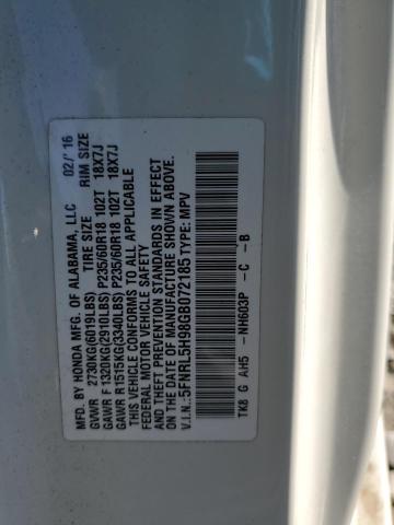 Photo 12 VIN: 5FNRL5H98GB072185 - HONDA ODYSSEY TO 