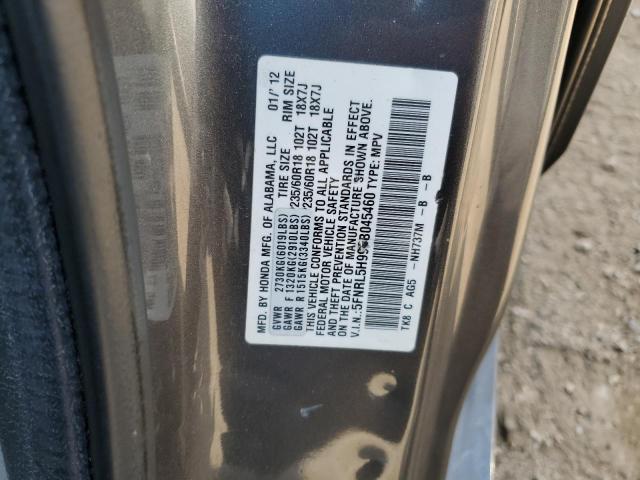 Photo 11 VIN: 5FNRL5H99CB045460 - HONDA ODYSSEY TO 