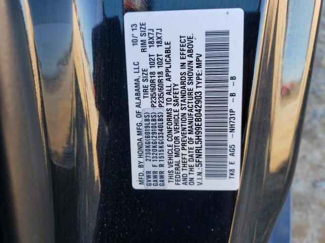 Photo 12 VIN: 5FNRL5H99EB042903 - HONDA ODYSSEY TO 