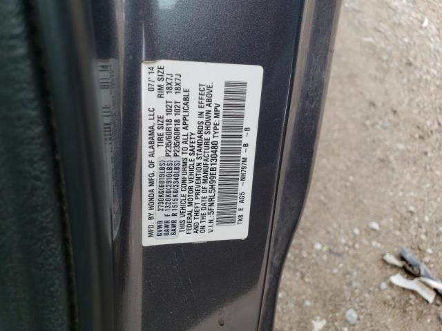 Photo 9 VIN: 5FNRL5H99EB130480 - HONDA ODYSSEY TO 