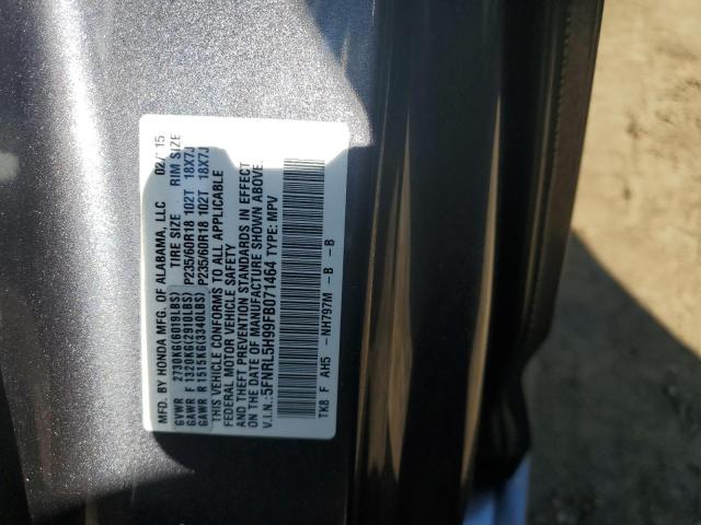 Photo 12 VIN: 5FNRL5H99FB071464 - HONDA ODYSSEY TO 