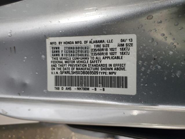 Photo 12 VIN: 5FNRL5H9XDB069509 - HONDA ODYSSEY 