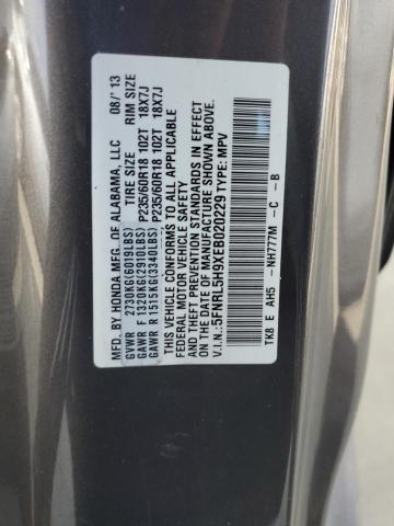 Photo 12 VIN: 5FNRL5H9XEB020229 - HONDA ODYSSEY TO 