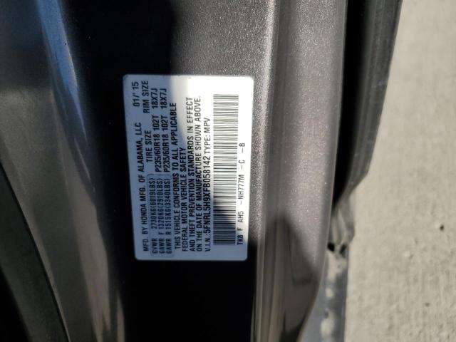 Photo 12 VIN: 5FNRL5H9XFB058142 - HONDA ODYSSEY TO 