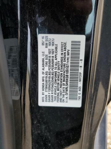 Photo 12 VIN: 5FNRL5H9XGB109107 - HONDA ODYSSEY TO 