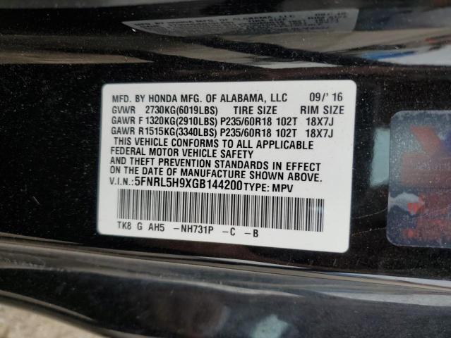 Photo 12 VIN: 5FNRL5H9XGB144200 - HONDA ODYSSEY 