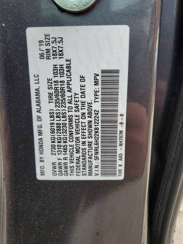 Photo 12 VIN: 5FNRL6H22KB122242 - HONDA ODYSSEY 