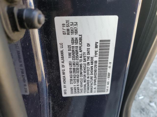 Photo 12 VIN: 5FNRL6H22KB129188 - HONDA ODYSSEY LX 