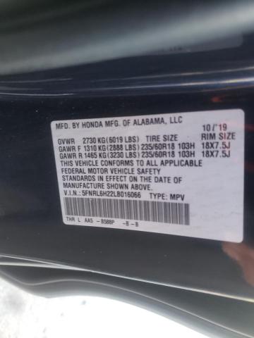 Photo 9 VIN: 5FNRL6H22LB016066 - HONDA ODYSSEY LX 