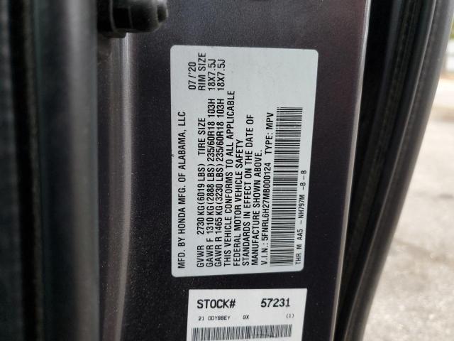 Photo 13 VIN: 5FNRL6H27MB000124 - HONDA ODYSSEY LX 