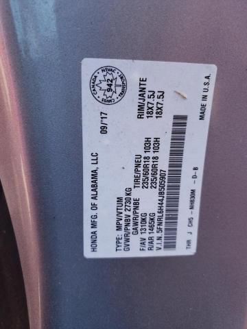 Photo 12 VIN: 5FNRL6H44JB505907 - HONDA ODYSSEY EX 