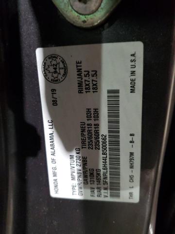 Photo 12 VIN: 5FNRL6H44LB500662 - HONDA ODYSSEY EX 