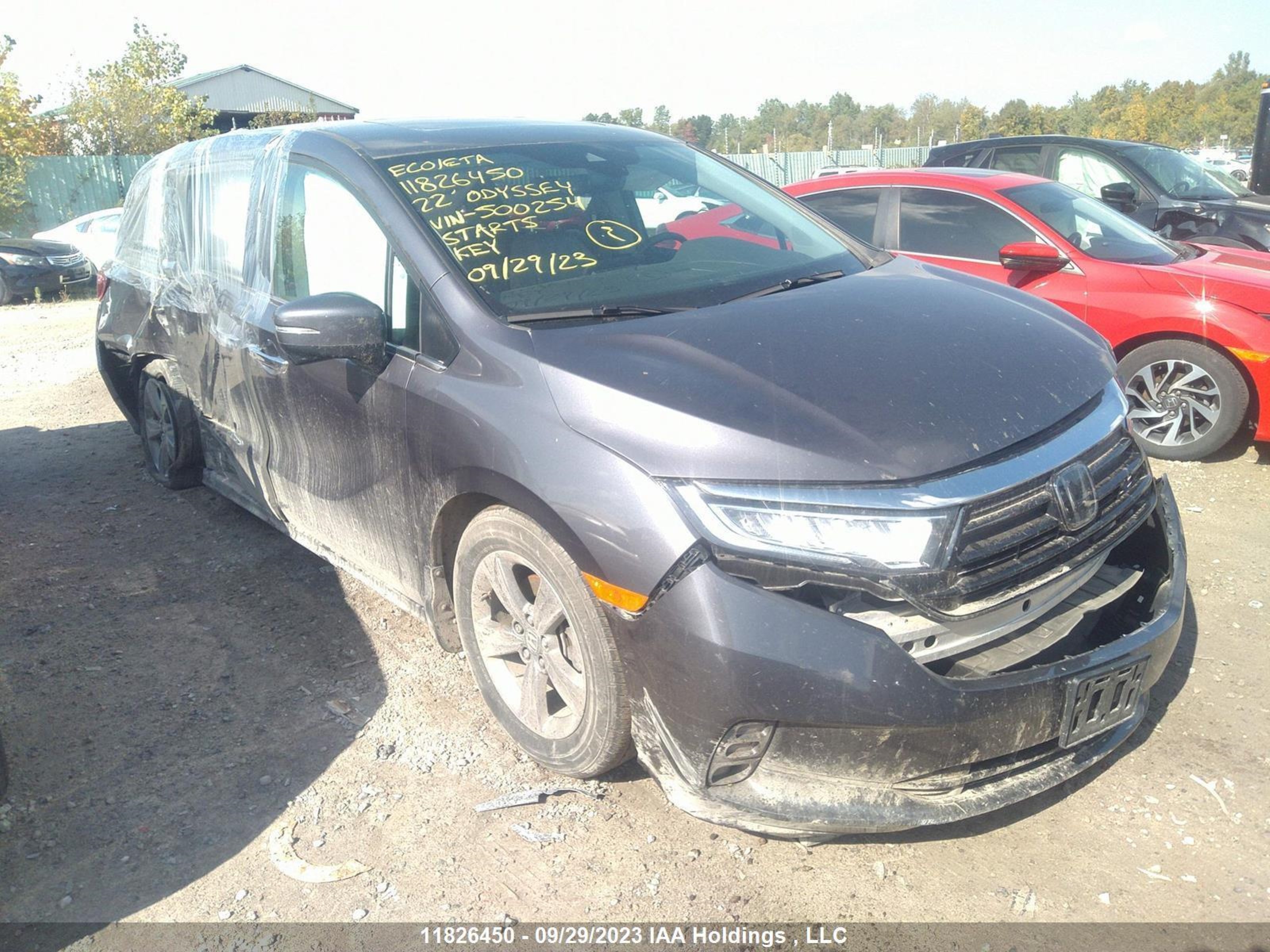 Photo 0 VIN: 5FNRL6H47NB500254 - HONDA ODYSSEY 