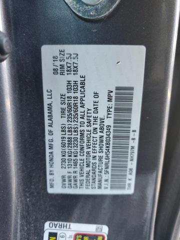 Photo 12 VIN: 5FNRL6H54KB034349 - HONDA ODYSSEY EX 