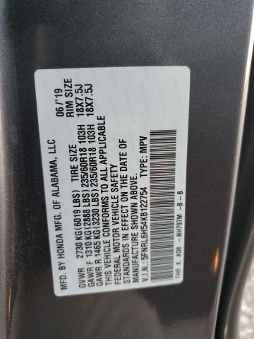 Photo 12 VIN: 5FNRL6H54KB122754 - HONDA ODYSSEY EX 