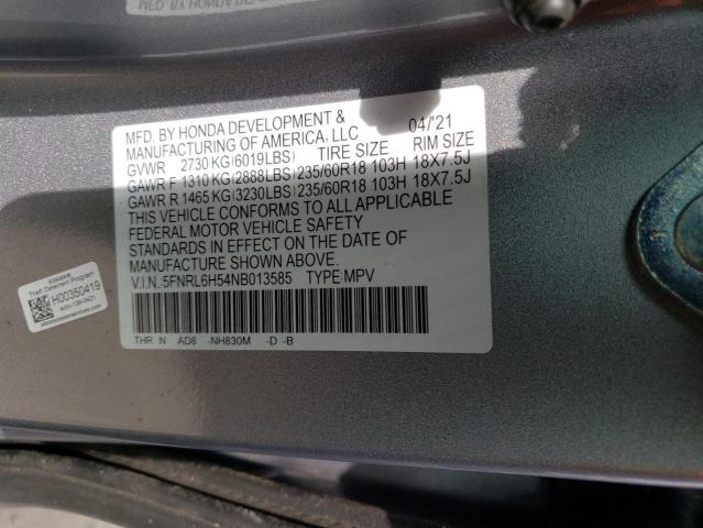 Photo 12 VIN: 5FNRL6H54NB013585 - HONDA ODYSSEY EX 